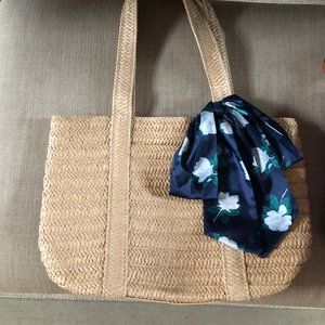 Draper James straw bag